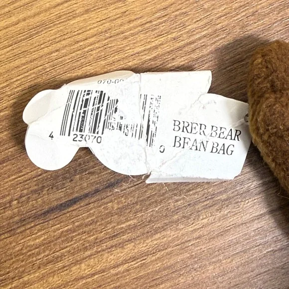 Disney Mouseketoys Brer Bear Splash Mountain Bean Bag Plush Song of the South - Picture 5 of 7